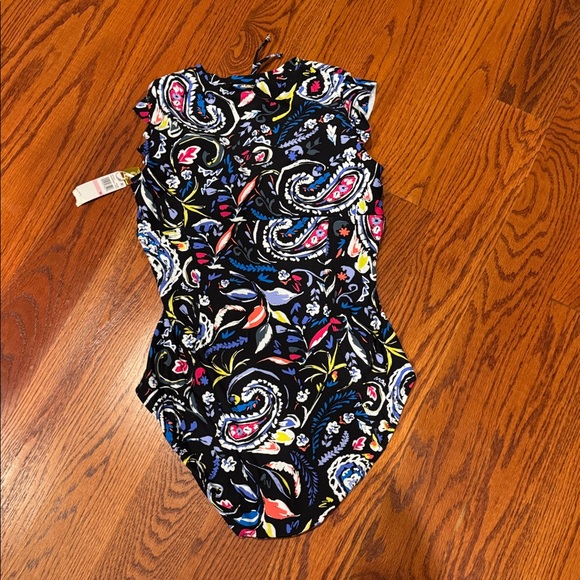 Anne Cole Vibrant Floral One-Piece Swimsuit - Picture 5 of 5